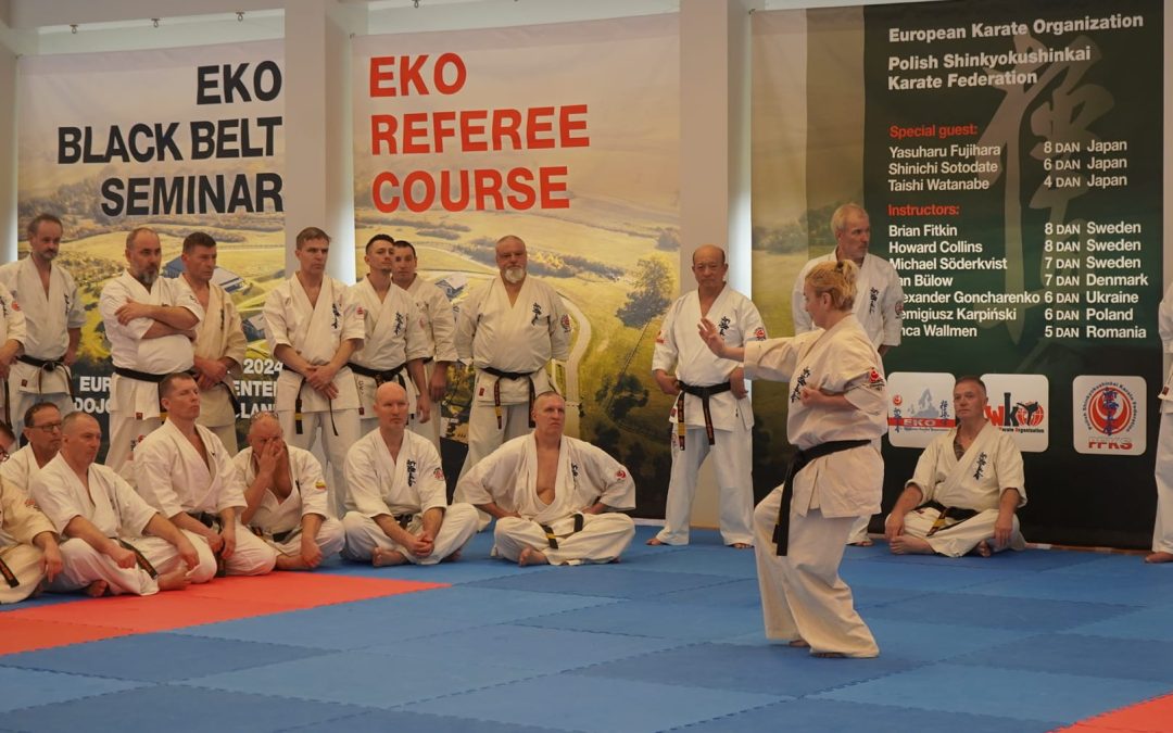 Federācijas pārstāvji apmeklē EKO organizēto Melno jostu semināru un tiesnešu kursu