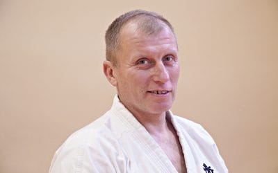 Intervija ar Engures Kjokušinkai karatē kluba Šuto treneri sensei Vitāliju Beļinski (3.dan)