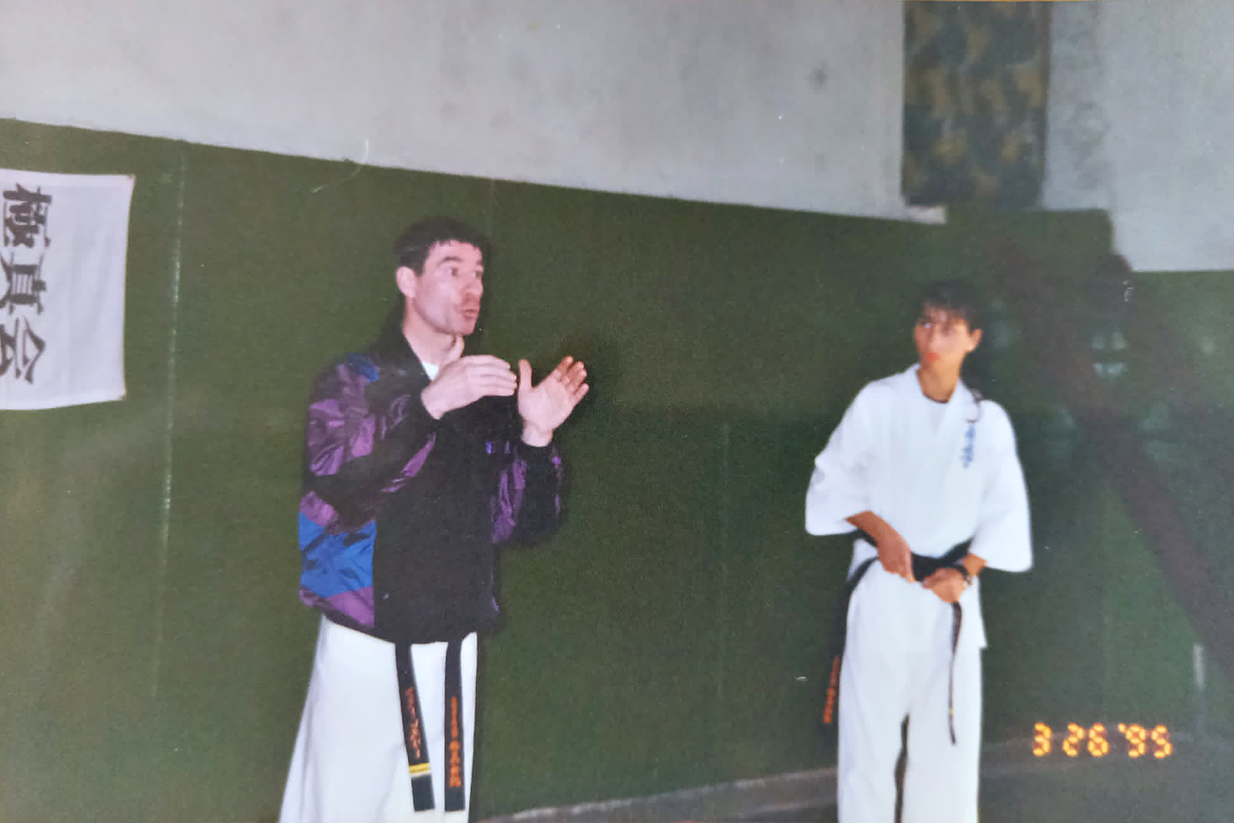 D. Leslija (Kirjānova) seminārs Ventspilī 1995. gadā D. Leslija (Kirjānova) seminārs Ventspilī 1995. gadā