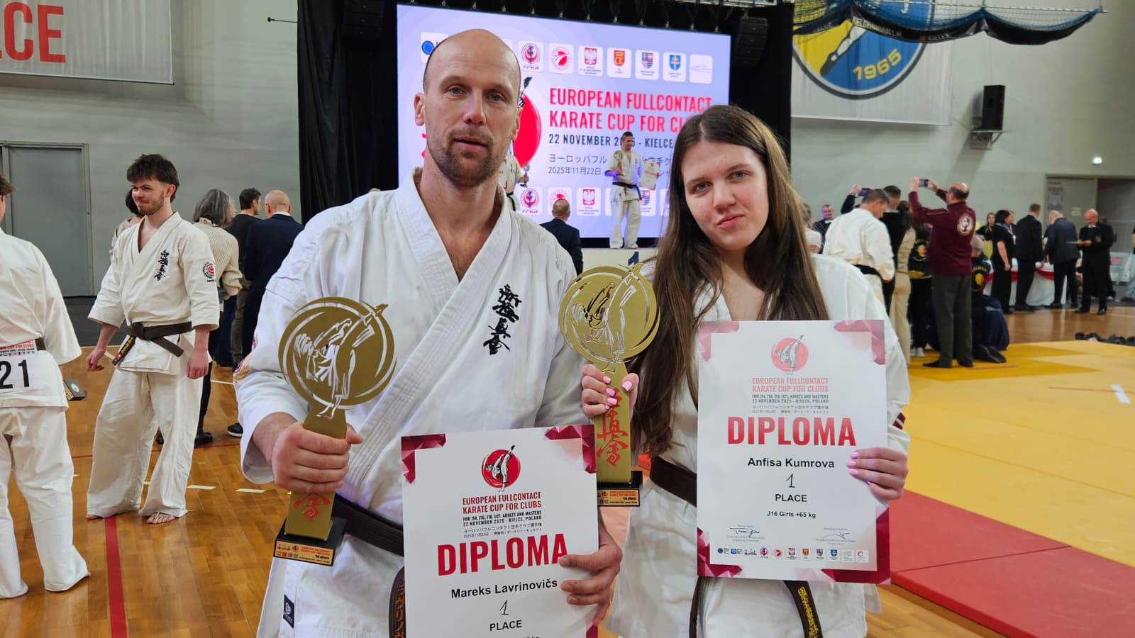 Mareks Lavrinovičs un Anfisa Kumrova